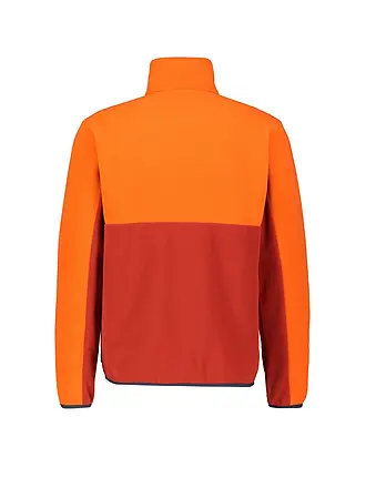 MERU | Pull en polaire zippé pour homme | hellbraun
